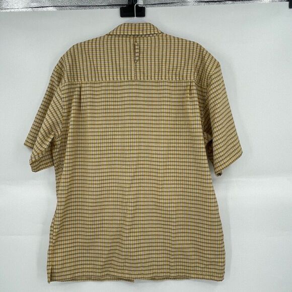 Vintage The North Face Shirt Mens Hiking Large Plaid Check Long Sleeve Button - Picture 5 of 9